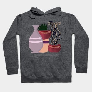 Bohemian plants pots Hoodie